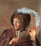 Frans Hals Singing Boy with a Flute oil painting reproduction